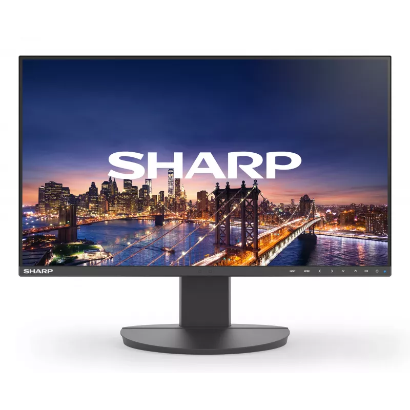 Sharp MultiSync EA241F 24 collu LCD monitors, 1920x1080, Full HD, melns