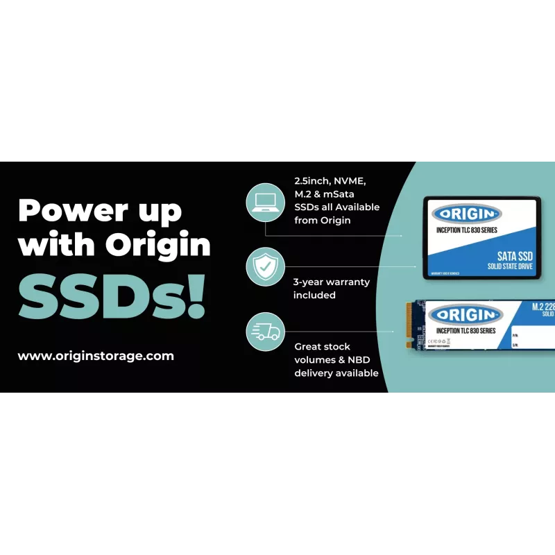 Origin Storage NB-2TBM.2/NVME SSD disks 2 TB, M.2 PCIe NVMe, 80 mm, MLC