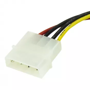 StarTech.com 6 collu LP4 uz SATA strāvas adaptera kabelis, 4-pin Molex uz SATA 15-pin, 0,152 m