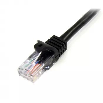 StarTech.com Cat5e Patch Kabelis ar Snagless RJ45 Savienotājiem - 3m, Melns