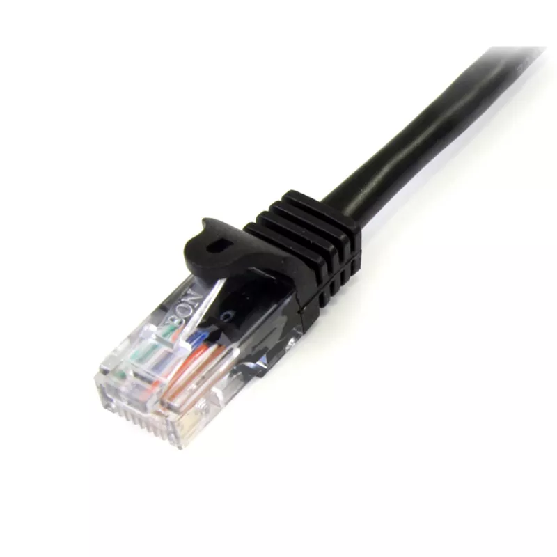 StarTech.com Cat5e Patch Kabelis ar Snagless RJ45 Savienotājiem - 3m, Melns