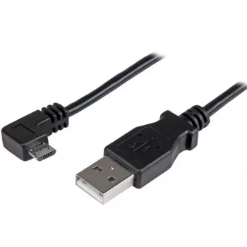 StarTech.com Micro-USB lādēšanas un sinhronizācijas kabelis M/M - taisnleņķa Micro-USB - 30/24 AWG - 1 m