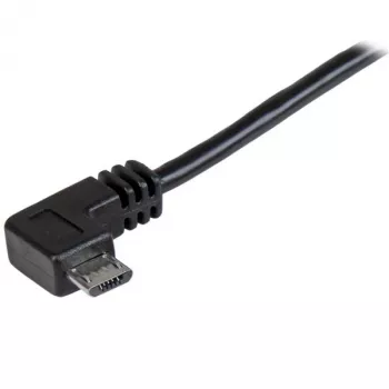 StarTech.com Micro-USB lādēšanas un sinhronizācijas kabelis M/M - taisnleņķa Micro-USB - 30/24 AWG - 1 m