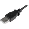 StarTech.com Micro-USB lādēšanas un sinhronizācijas kabelis M/M - taisnleņķa Micro-USB - 30/24 AWG - 1 m