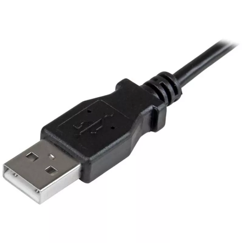 StarTech.com Micro-USB lādēšanas un sinhronizācijas kabelis M/M - taisnleņķa Micro-USB - 30/24 AWG - 1 m