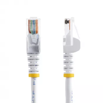 StarTech.com Cat5e Ethernet Patch Kabelis ar Snagless RJ45 Savienotājiem - 7 m, Balts