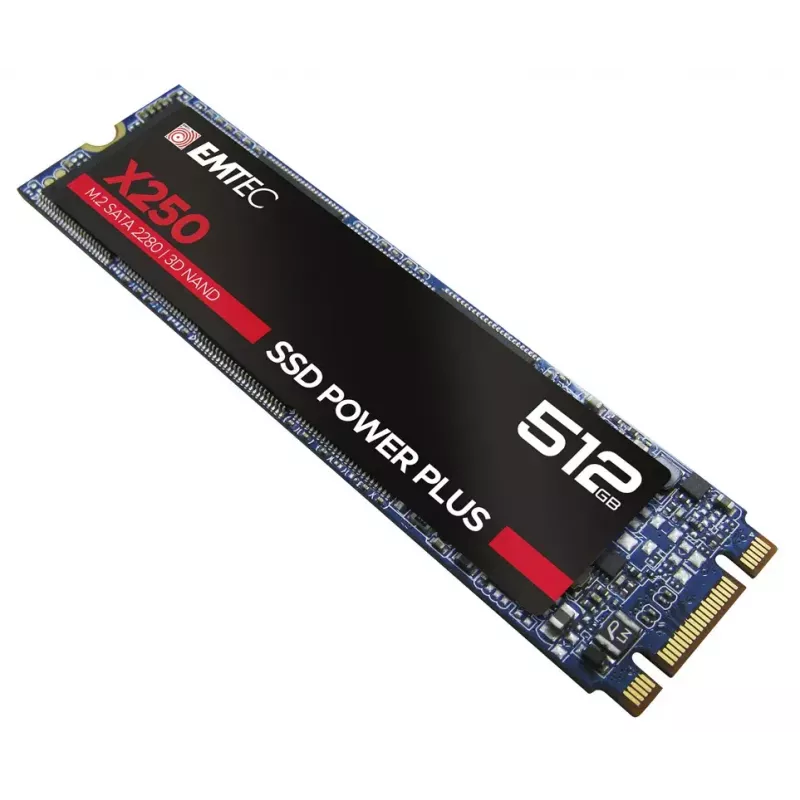 Emtec X250 SSD disks 512 GB M.2 SATA III