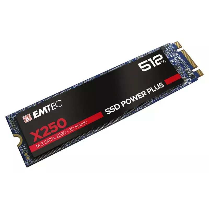 Emtec X250 SSD disks 512 GB M.2 SATA III