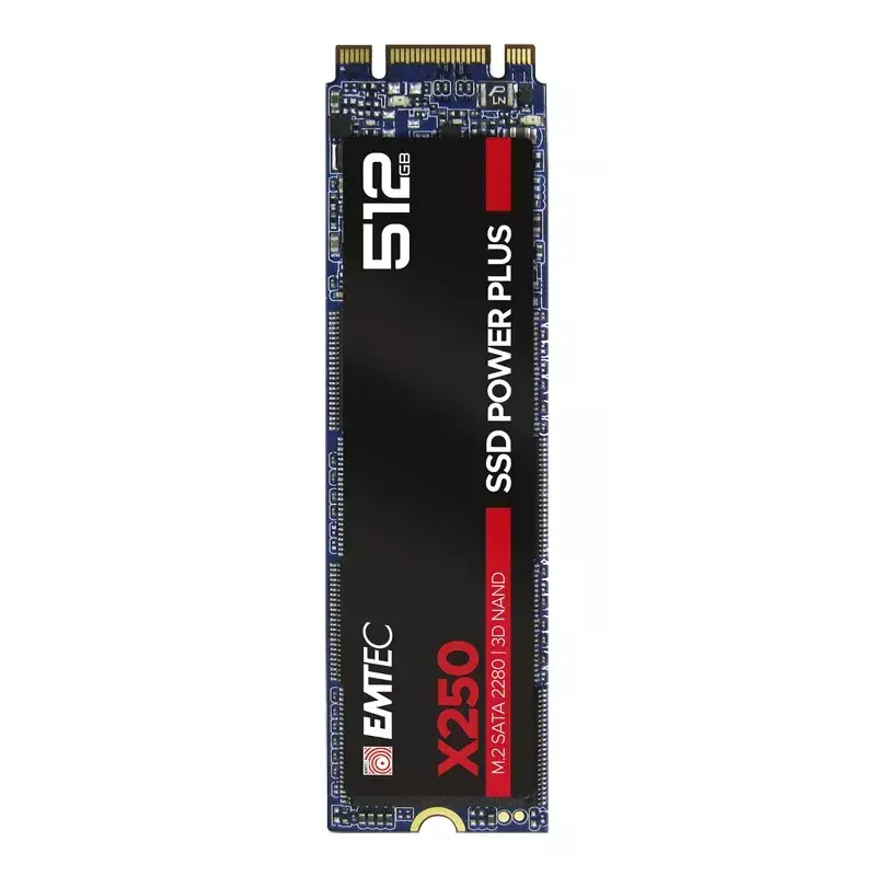 Emtec X250 SSD disks 512 GB M.2 SATA III