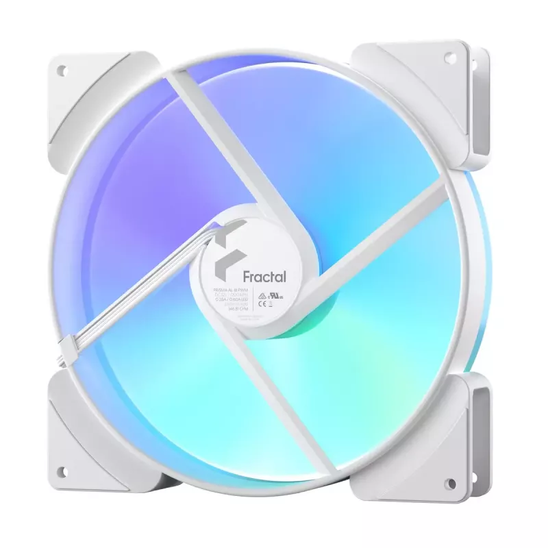 Fractal Design Prisma AL-18 PWM 18 cm Ventilators Balts 1200 RPM 249.56 m³/h