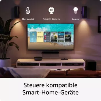 Amazon Smart TV dongle 4K Ultra HD USB, Wi-Fi 6 (802.11ax), 3840×2160, USB barošana, melns