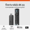 Amazon Smart TV dongle 4K Ultra HD USB, Wi-Fi 6 (802.11ax), 3840×2160, USB barošana, melns