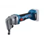 Bosch GNA 18V-16 E metāla šķēres 1400 spm 700 W Melna Zila