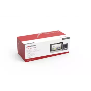 Video domofonu sistēma Hikvision DS-KIS602 2 MP 7 collu Melni Pelēka