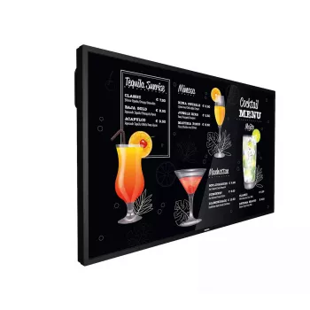 Philips Signage Solutions P-Line 55 collu digitālās izkārtnes plakanpanelis, VA, 750 cd/m², 4K Ultra HD, melns