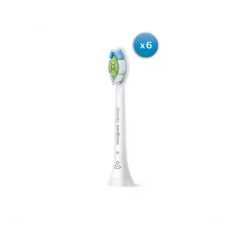 Philips HX6066/87 Optimal White rezerves suku uzgaļi — 6 gab. iepakojums