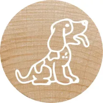 Apaļš zīmogs Colop 165225 Koka rokturis 3 cm diametrs
