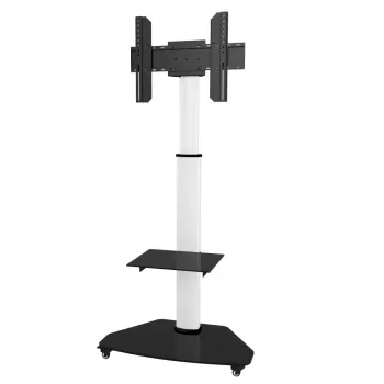 Techly grīdas statīvs ar plauktu TV LCD/LED/Plasma 37-70 collas balts