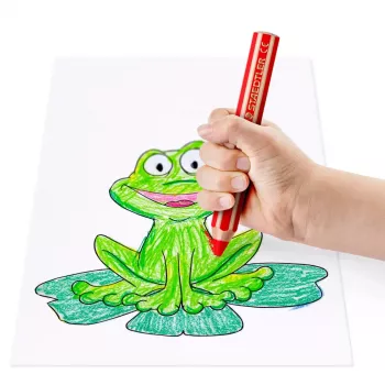 Akvareļzīmju komplekts Staedtler 140 C4P1 — 4 gab. (Zaļa, Oranža, Rozā, Dzeltena)