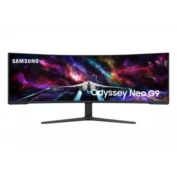 Samsung G95NC datora monitors 144.8 cm (57 colli) 7680 x 2160 pikseļi Dual UHD QLED Balts
