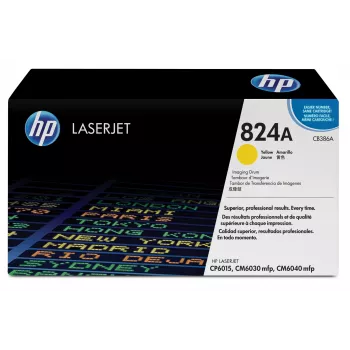 HP 824A dzeltens lāzerprintera attēla cilindrs