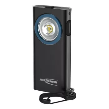 Atslēgu piekariņa lukturītis Ansmann ML400R Melns LED 5W USB uzlādējams