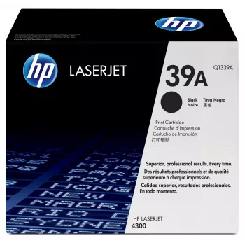 HP 39A Black Original LaserJet tonera kasetne, melna, 1 gab.