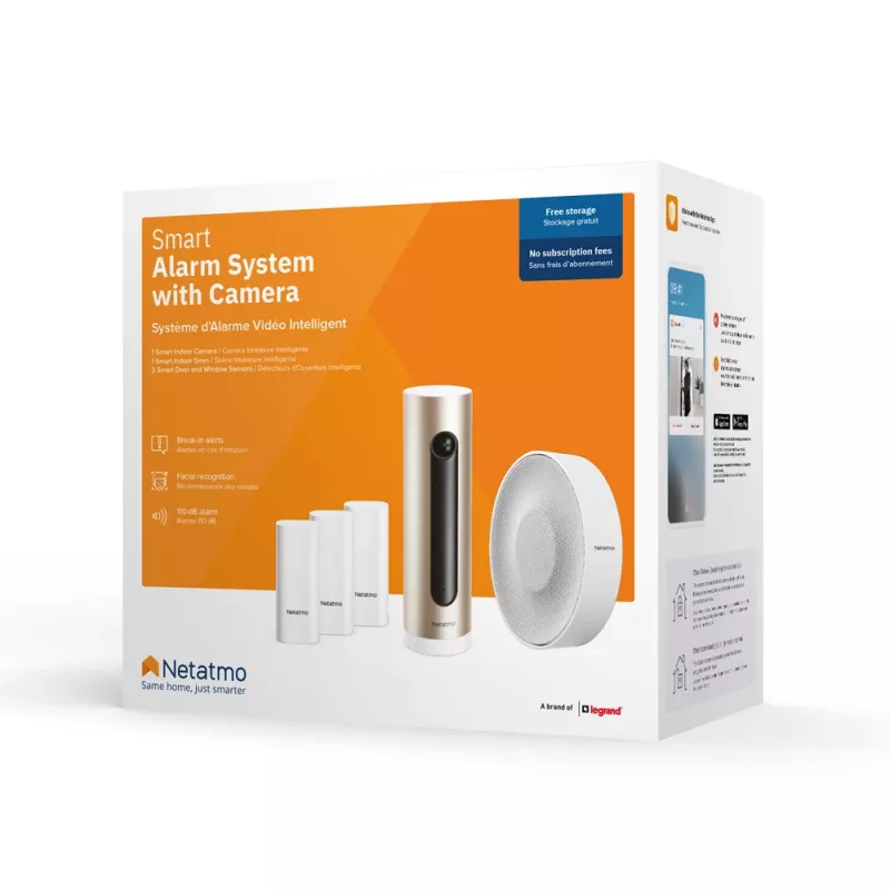 Netatmo viedā signalizācijas sistēma ar kameru