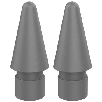 DEQSTER Pencil 2 rezerves uzgaļi - 2 gab., pelēki, PVC
