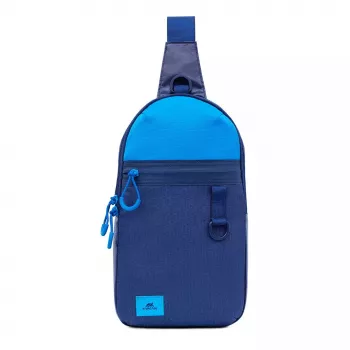 Sling soma Rivacase Dijon 25.6 cm (10.1 collu) Zila ar rokturi un plecu siksnu