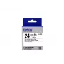 Epson LK-6WBN lentes kārtridžs melns/balts 24mm (9m)