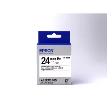 Epson LK-6WBN lentes kārtridžs melns/balts 24mm (9m)