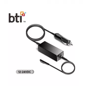 Auto lādētājs Origin BTI 100W Microsoft Surface Laptop, Surface Book, Surface Pro un Surface Pro X, melns