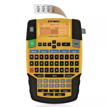Marķētājs DYMO RHINO 4200 rūpniecisks ar QWERTY tastatūru un ātrās piekļuves taustiņiem