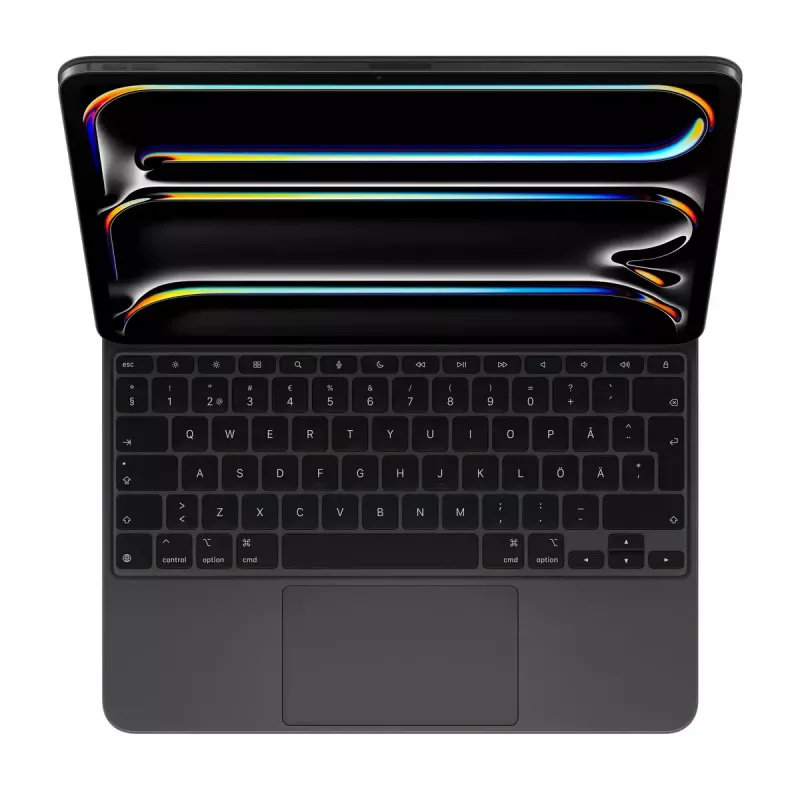 Apple Magic Keyboard iPad Pro 13 collu M4 Zviedru QWERTY Melns Bezvadu