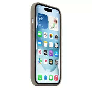 Silicone vāciņš Apple iPhone 15 MagSafe Clay Brūns