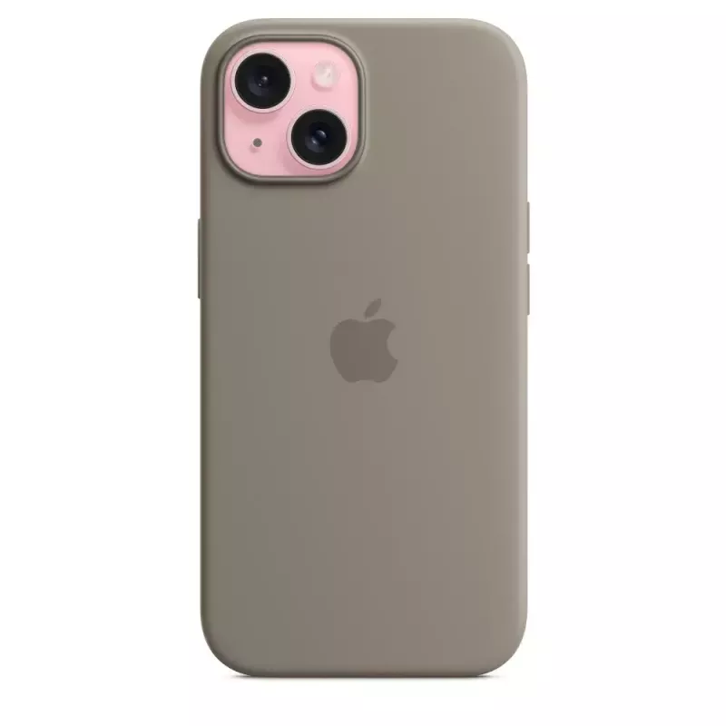 Silicone vāciņš Apple iPhone 15 MagSafe Clay Brūns