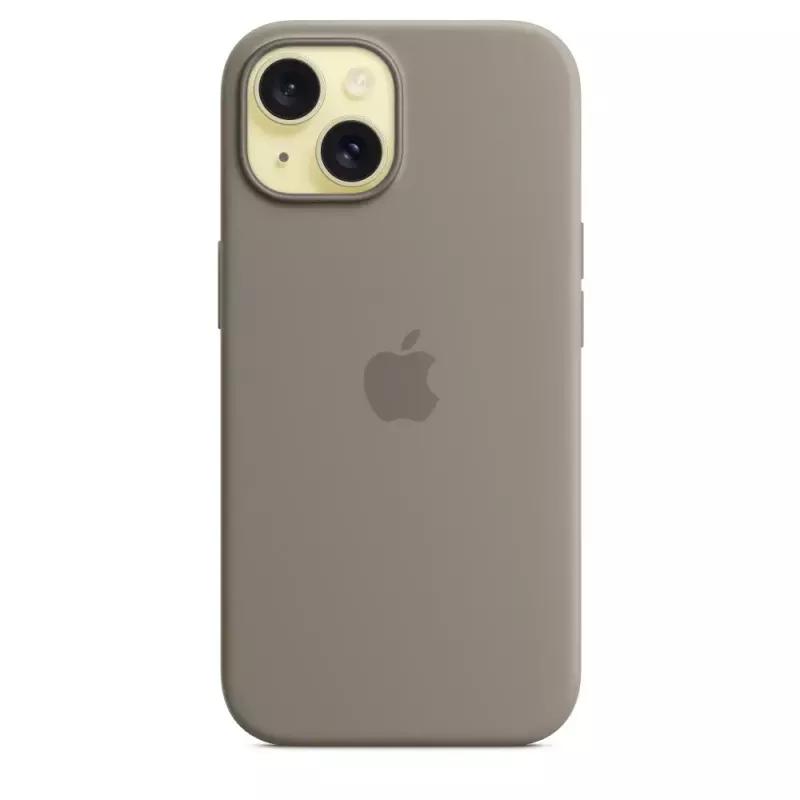 Silicone vāciņš Apple iPhone 15 MagSafe Clay Brūns