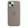 Silicone vāciņš Apple iPhone 15 MagSafe Clay Brūns