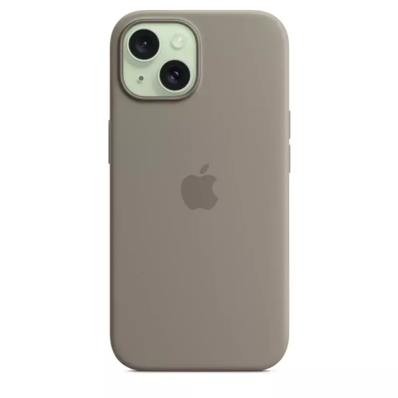 Silicone vāciņš Apple iPhone 15 MagSafe Clay Brūns