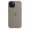 Silicone vāciņš Apple iPhone 15 MagSafe Clay Brūns