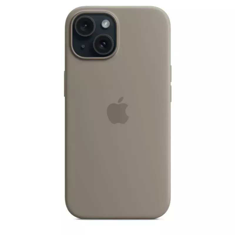 Silicone vāciņš Apple iPhone 15 MagSafe Clay Brūns