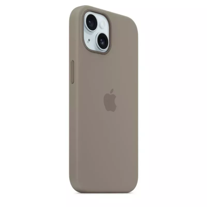 Silicone vāciņš Apple iPhone 15 MagSafe Clay Brūns