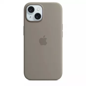 Silicone vāciņš Apple iPhone 15 MagSafe Clay Brūns