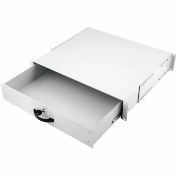 Equip Lockable Drawer 19 inch, 2U, RAL7035 Grey