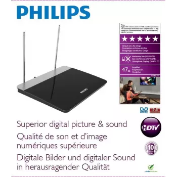Philips SDV6227/12 digitālā TV antena ar pastiprinātāju