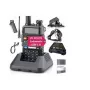 Pārnēsājamā divjoslu radiostacija Baofeng UV-5R HTQ USB-C 5W, 1800 mAh, FM 64–108 MHz, Melna