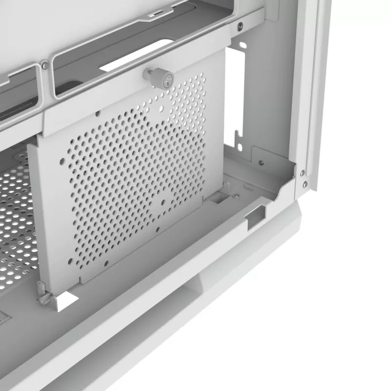 PC Midi Tower korpuss Cougar FV270 — Balts, atbalsta ATX/EATX/Micro-ITX, 2×3.5 inch + 2×2.5 inch, 120/140 mm ventilatori