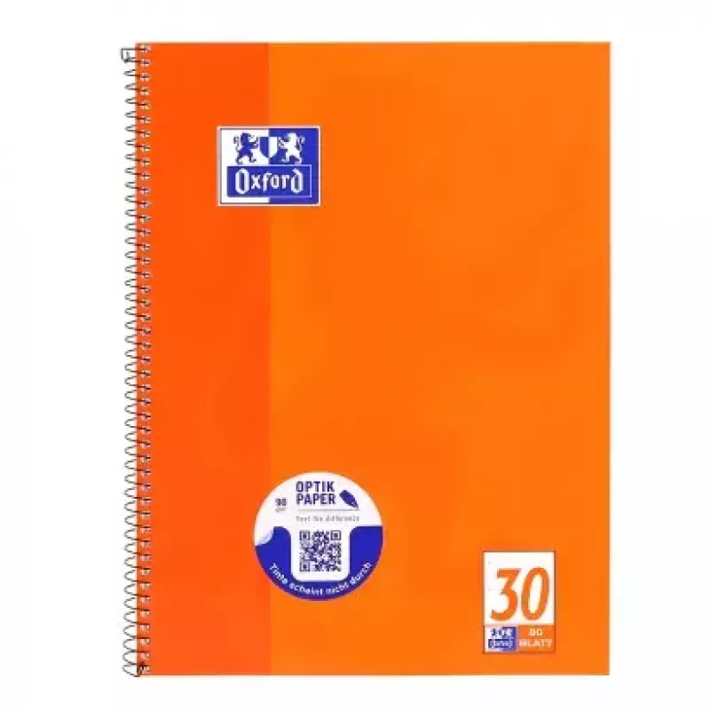 Piezīmju klade Oxford 100050359 A4 80 lapas Oranža