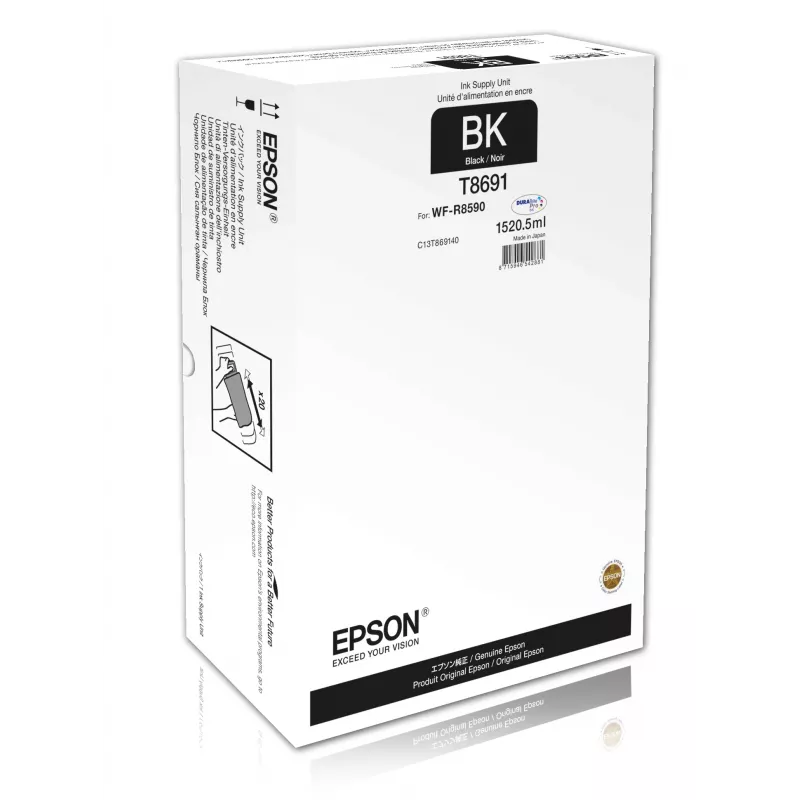 Epson Black XXL tintas padeves bloks, īpaši liela ietilpība, melns, pigmenta tinte, 1520.5 ml, 1 gab.